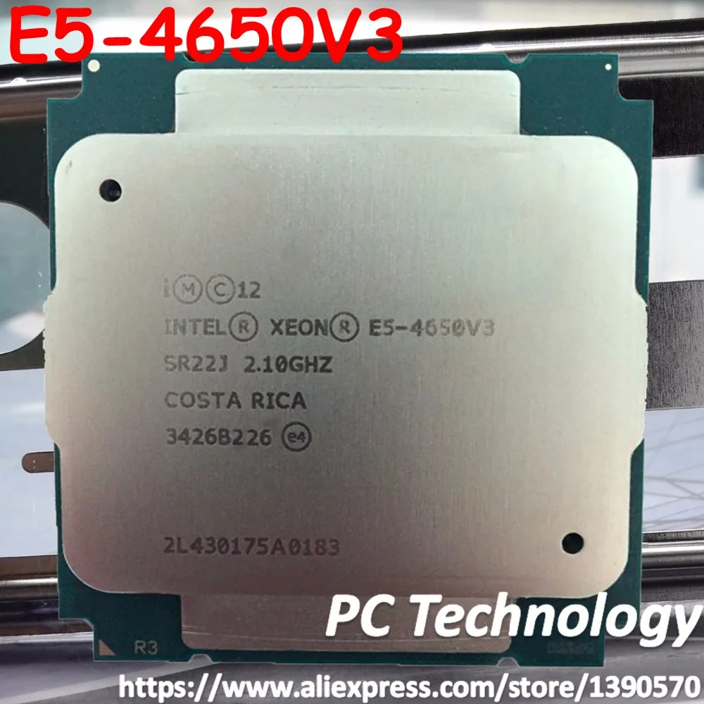 Процессор Intel Xeon E5 4650V3 2 1 ГГц 12 ядер 30 МБ SmartCache 4650 V3 105 Вт оригинальный с бесплатной