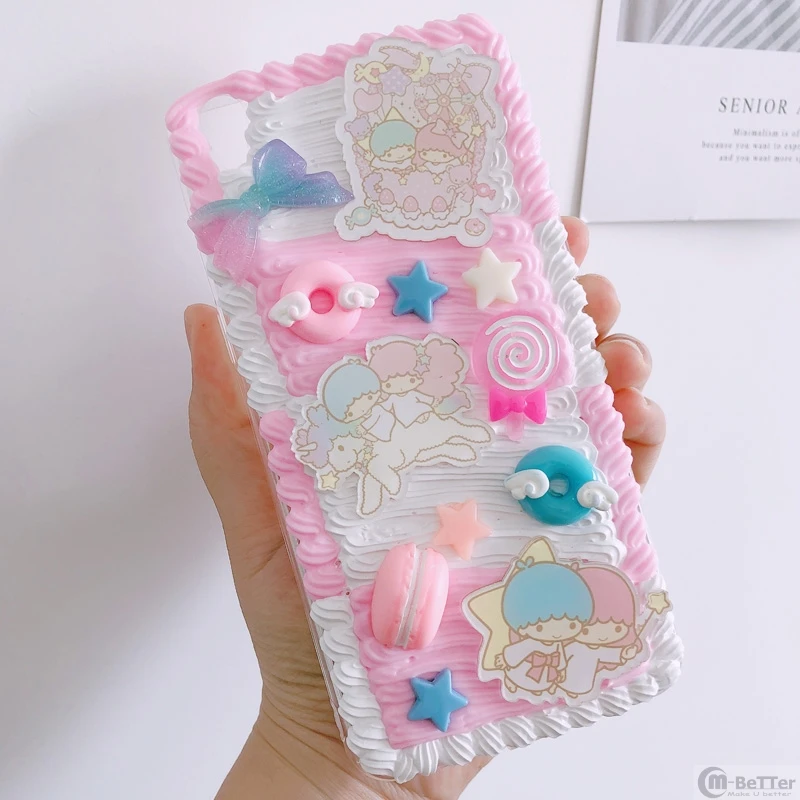 Для samsung S10 plus + DIY чехол note8/note9 3D Маленькая двойная звезда для телефона Galaxy s9/s8 s6/s7