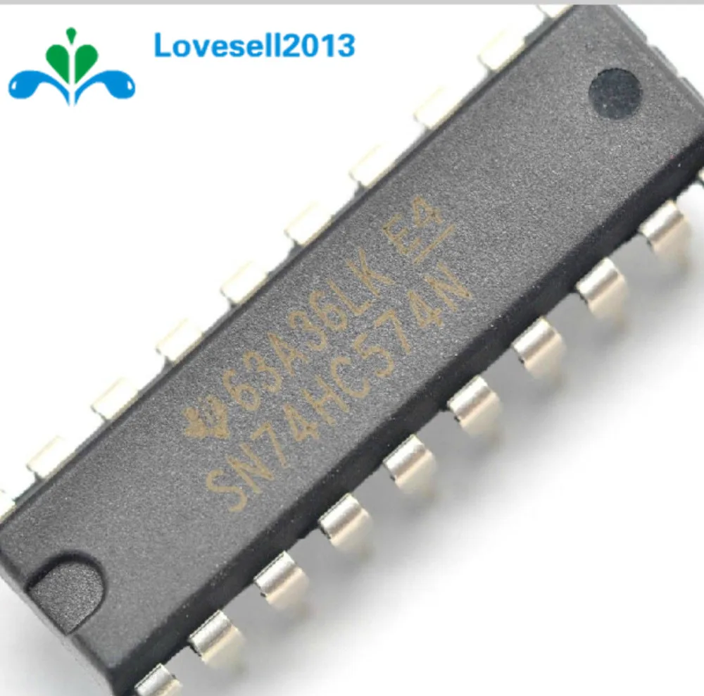 2 шт. 74HC574N 74HC574 DIP 20 D Type флип флоп со встроенной схемой IC 20|dip|dip 20dip ic |