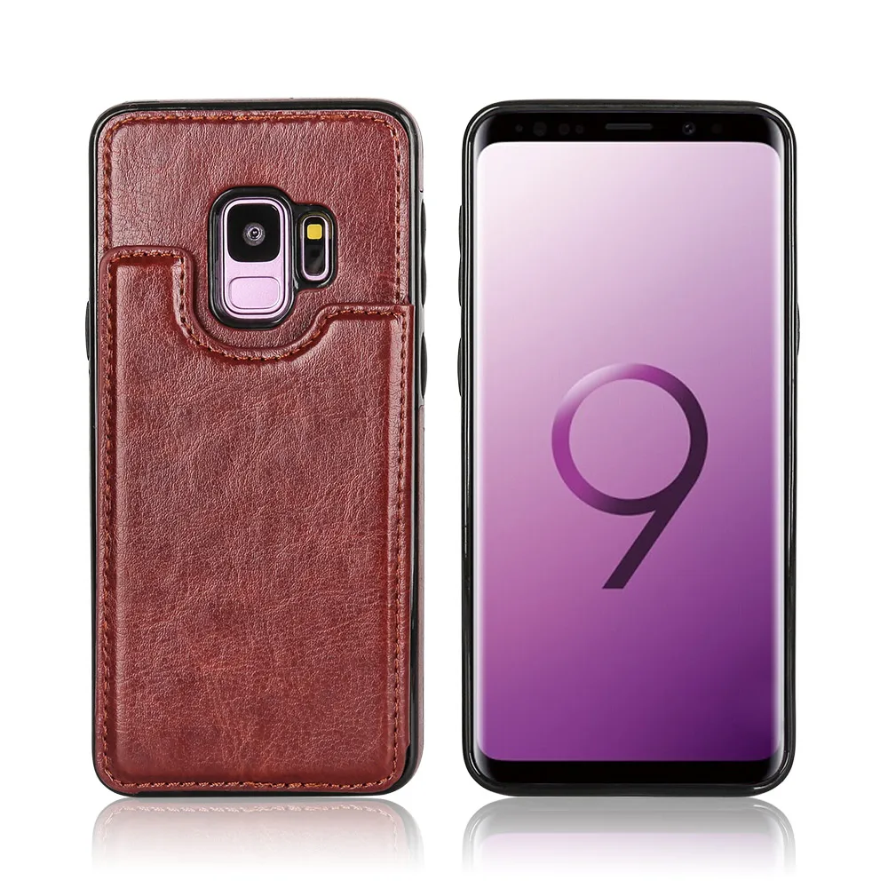 Кожаный флип-чехол для Samsung Galaxy S10 Plus + s 10 s10e S9 S8 S7 edge чехол-бумажник карт S10plus Note 8 9