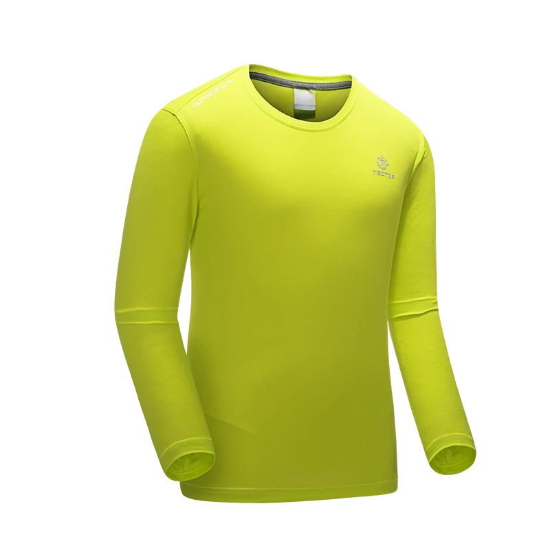 Tectop для спорта на открытом воздухе весна осень мужские быстросохнущие футболки с