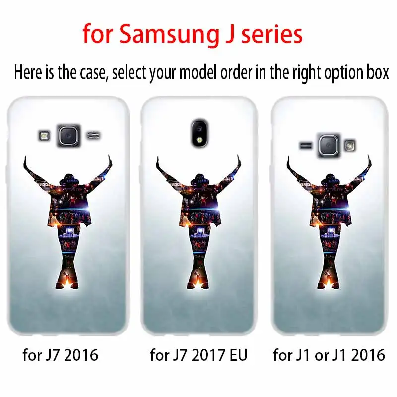 Майкл Джексон прозрачный чехол TPU силиконовый для Samsung Galaxy J6 J8 J3 J5 J7 J4 J2 J1 Plus 2018 2016