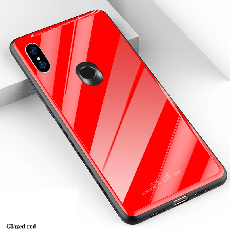 Чехол из мягкого ТПУ + закаленное Стекло чехол для Xiaomi Redmi S2 примечание 6 6A Pro 4X 4A 5