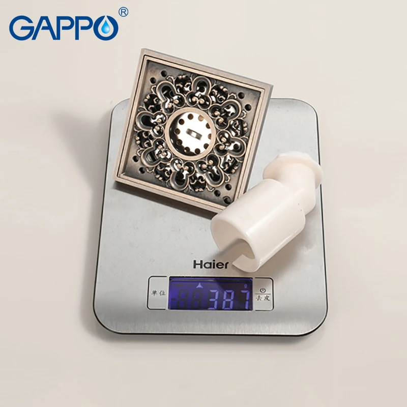 GAPPO Drains shower bath sink plug drain stopper floor bathroom brass drains | Обустройство дома