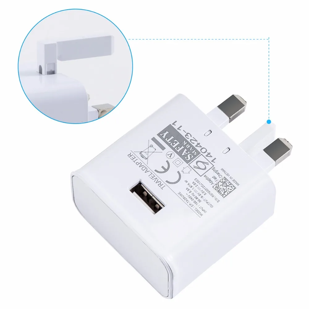 Универсальное зарядное устройство USB 5В 2А для путешествий настенное адаптер