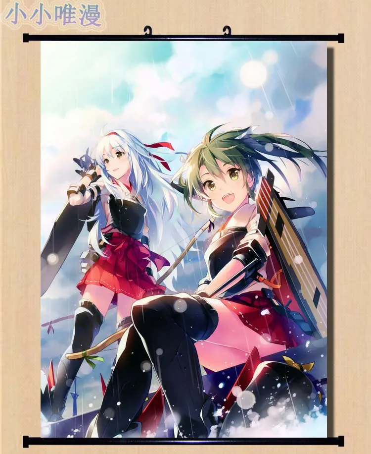 Декоративные картинки из японского аниме коллекция Kantai персонажи kanglue Zuikaku и Shoukaku
