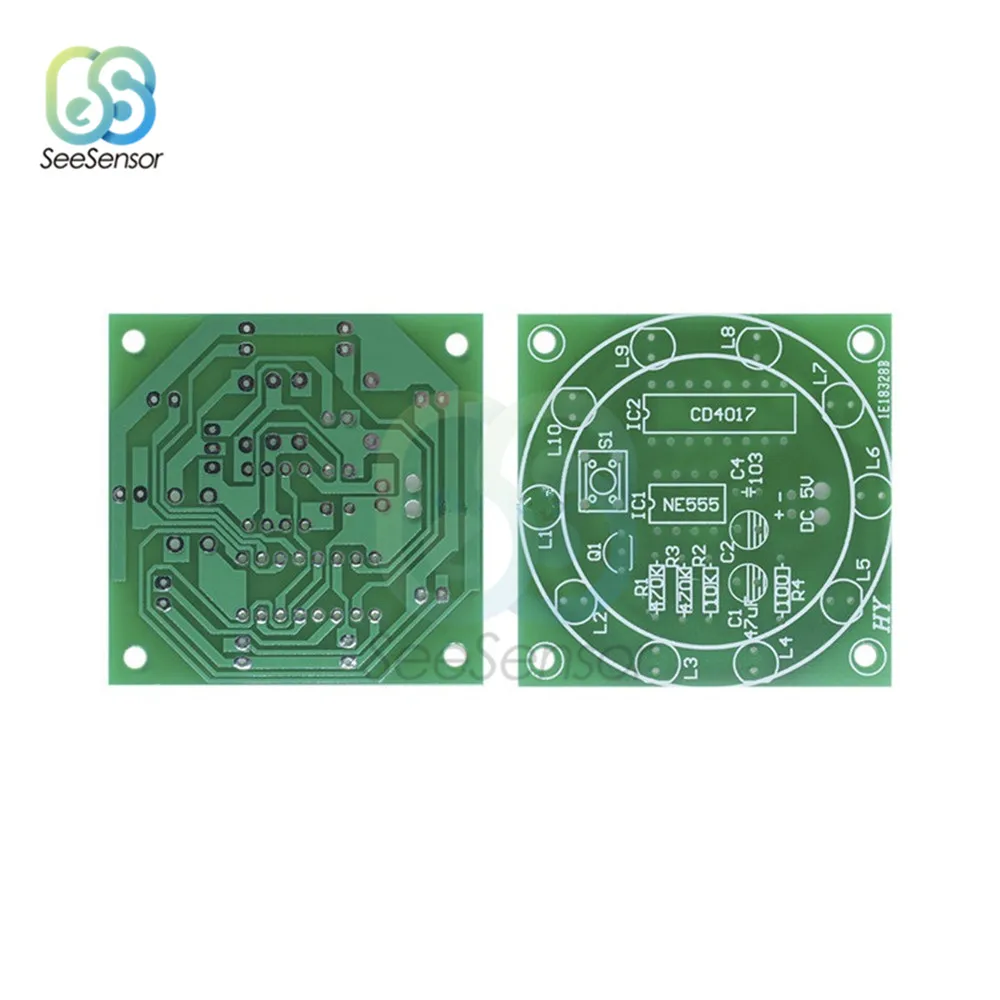 Электронный комплект CD4017 NE555 самостоятельная сборка наборы светодиодных ламп