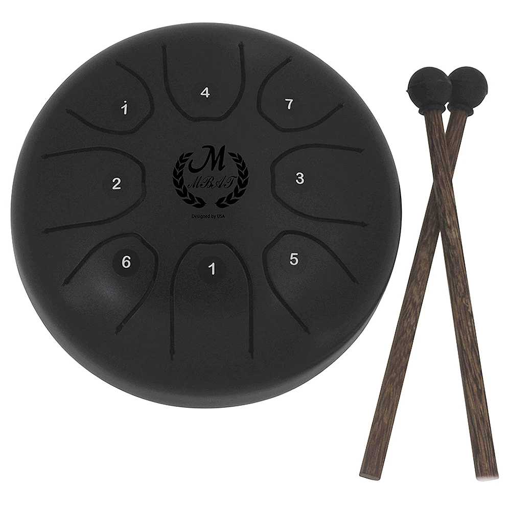 

5 Colors Optional 5.5 Inch Hand Size Tongue Drum 8 Notes with Bag and Drum Stick