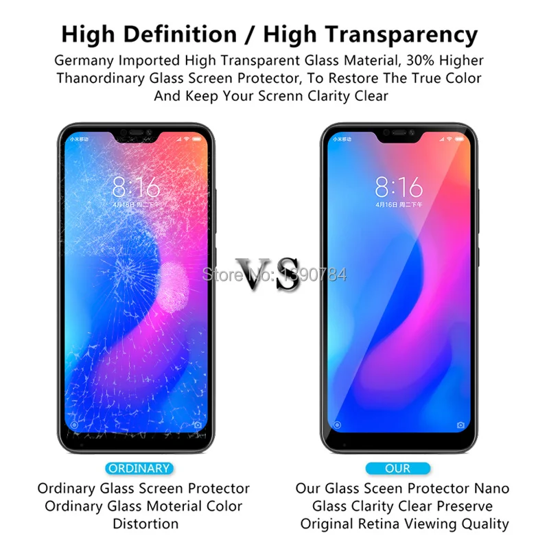2.5D полное покрытие закаленное Стекло для Xiaomi Mi A2 Lite 5 84 &quotЭкран протектор A2Lite
