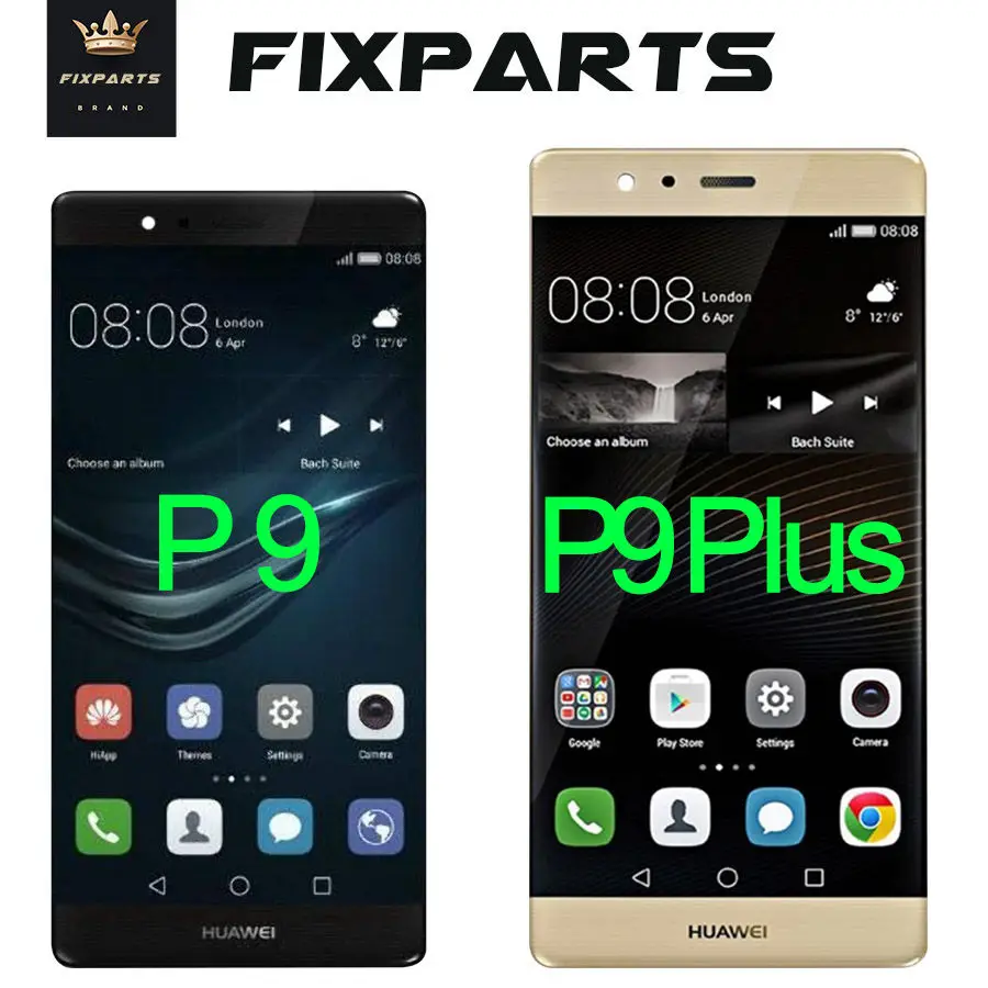 Оригинальный экран для HUAWEI P9 ЖК дисплей сенсорный дигитайзер Plus замена дисплея EVA