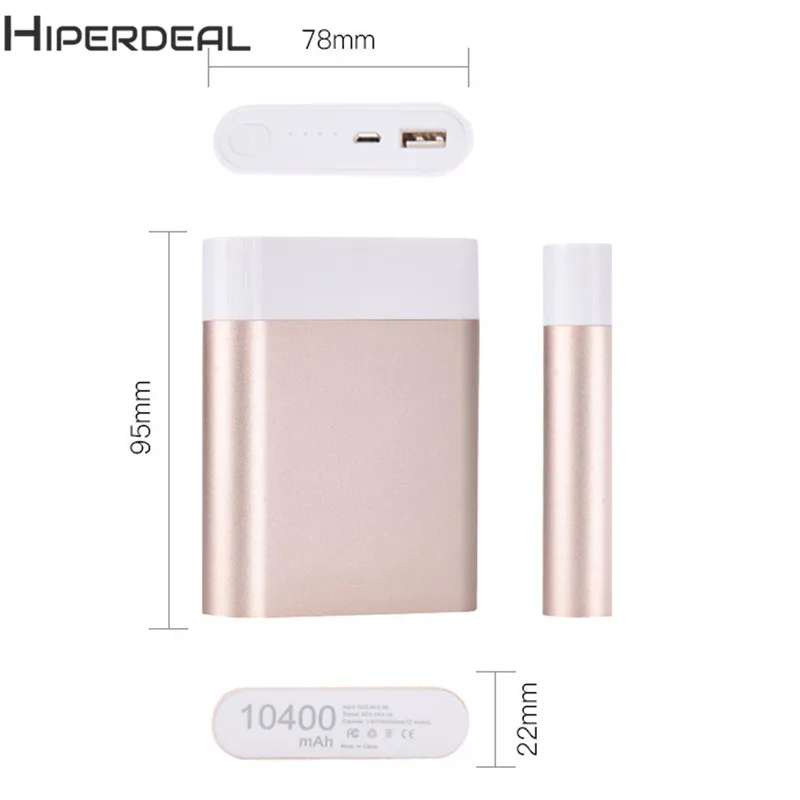 HIPERDEAL 10400mAh 5 V/2.1A DIY 4*18650 аккумулятор зарядное устройство коробка для iPhone смартфона