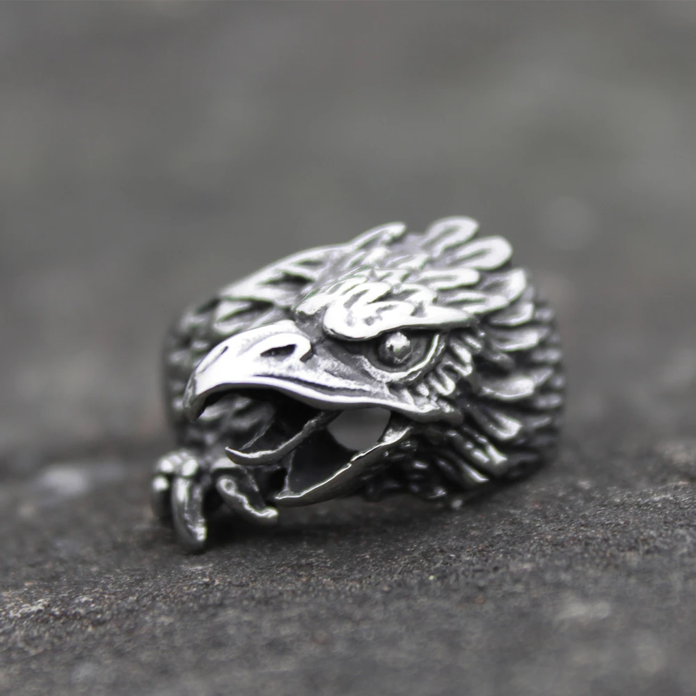 Кольца Viking мужские из нержавеющей стали серебряного цвета | Украшения и