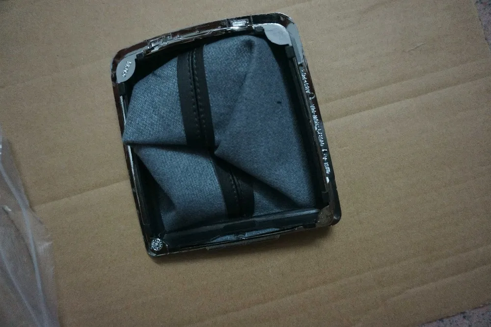Для Ford Focus 2 MK2 2005 2006 2007 2008 2009 2010 2011 черный ручка переключения рулевого механизма автомобиля кожаный гетры и хромом Базом