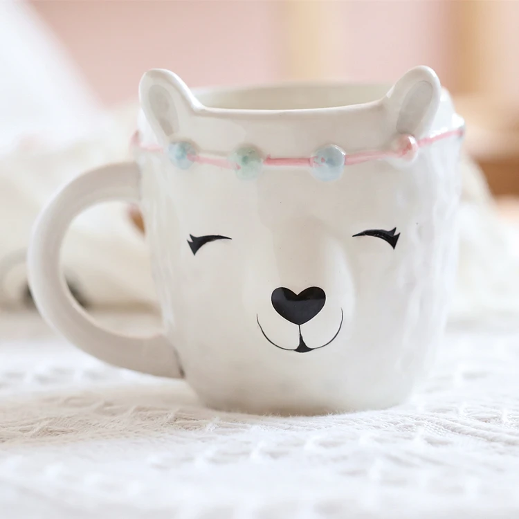 Кружка для чая и кофе керамическая молочная чашка альпака домашний декор Ремесла