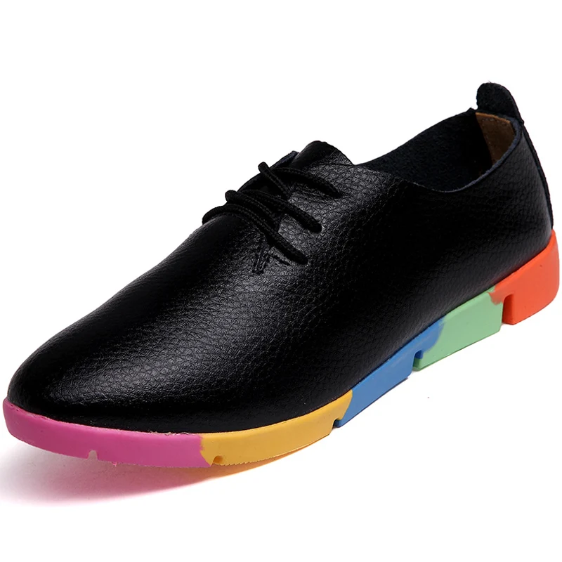 Кроссовки BeckyWalk женские из натуральной кожи повседневная обувь на плоской