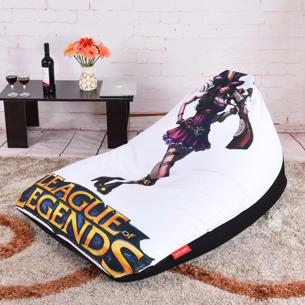 LEVMOON Beanbag кресло для дивана legends женское сиденье Zac удобная сумка Боба чехол
