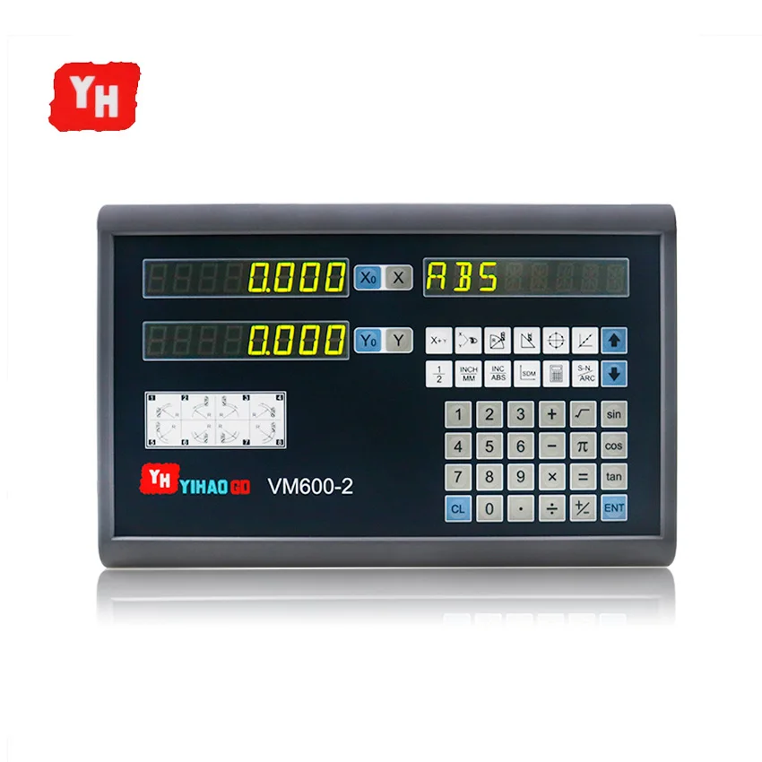 Only one 2 axis dro VM600-2() устройство цифровой индикации набор/комплект X Y Z измерительный Длина 150 250 350 450 550 650 750 850 950 для мельница/токарный станок с ЧПУ/буровая установка - Цвет: Only one 2 axis dro