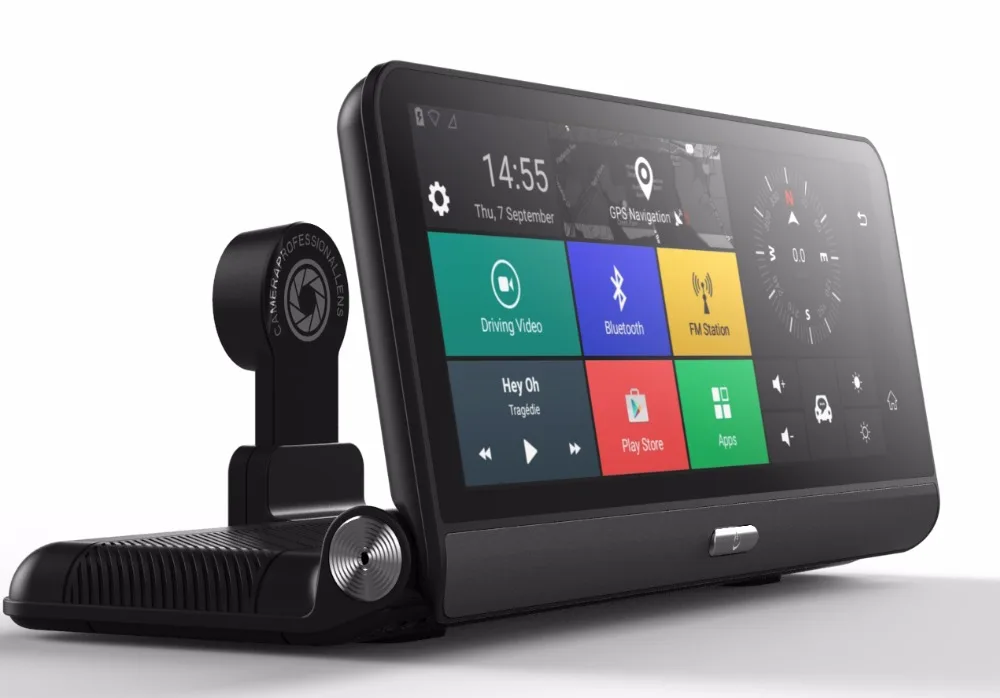 8 дюймов 3g DVR Android приборной панели gps навигации Bluetooth Wi-Fi Двойной Камера заднего