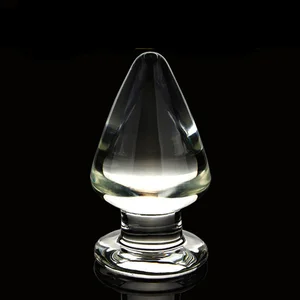 Анальная пробка 60 мм, большой кристалл, Анальная пробка, вагинальный шарик точки G, большой пирекс-стекло, анальный фаллоимитатор, шарик, пенис, игрушки для взрослых, секс-игрушка для мастурбации