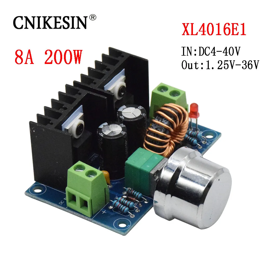 Cnikesin XL4016E1 200 Вт IC модуль DC-DC M401 Бак Модуль высокой мощности DC регулятор напряжения
