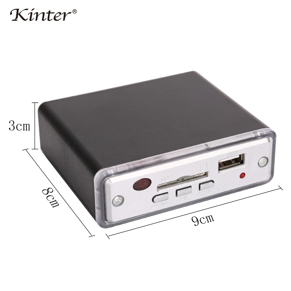 Kinter A2 мини Предварительный усилитель аудио и динамик плеер играть стерео звук