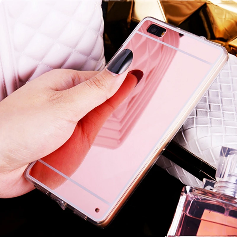 Зеркальный Мягкий силиконовый чехол из ТПУ для Huawei Y5II P Smart P9 P8 P10 P20 Mate 10 Lite Mini Plus Honor