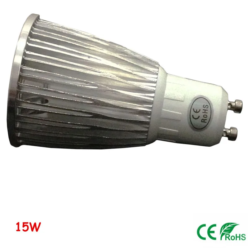 1 шт. GU10 УДАРА светодиодный лампы пятно света AC85-265V/110 В/220 В 9 Вт 12 15 вт СВЕТОДИОДНЫЙ
