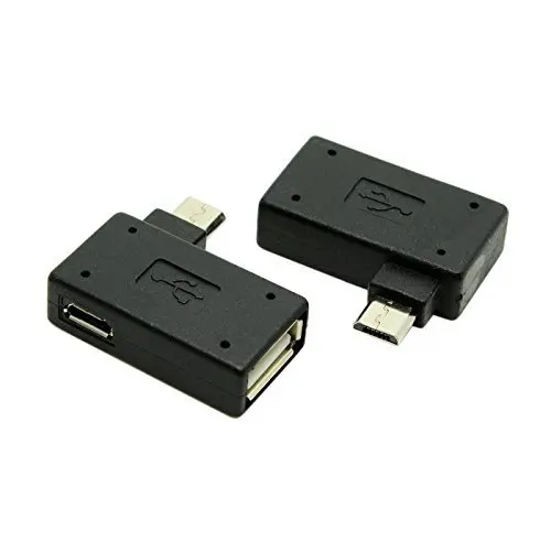 Chenyang 90 градусов левый угловой микро USB 2 0 OTG Хост адаптер с питания для Galaxy S3 S4 S5 Note2
