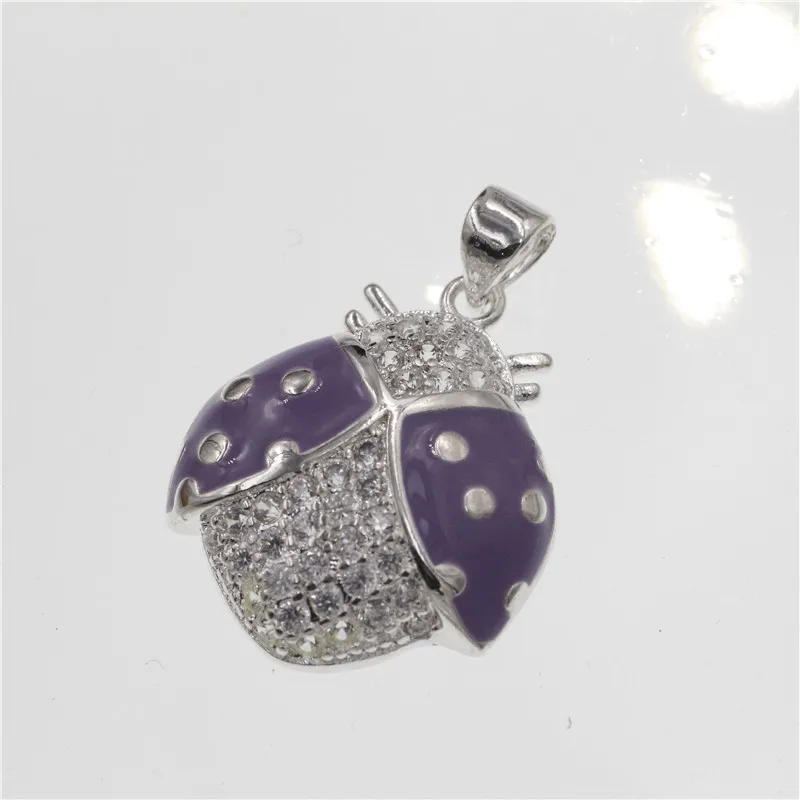 WALERV 2018 Ladybug Shape Pendant Stamp Fashion Jewelry Accessories Rhinestone Stone Love for Women Wedding | Украшения и