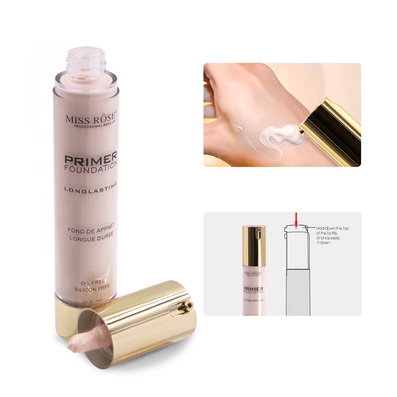 new MISS ROSE Mousse Foundation Natural Bare Makeup 30ml Liquid Women Cosmetic Concealer Oil Control Base Make Up | Красота и