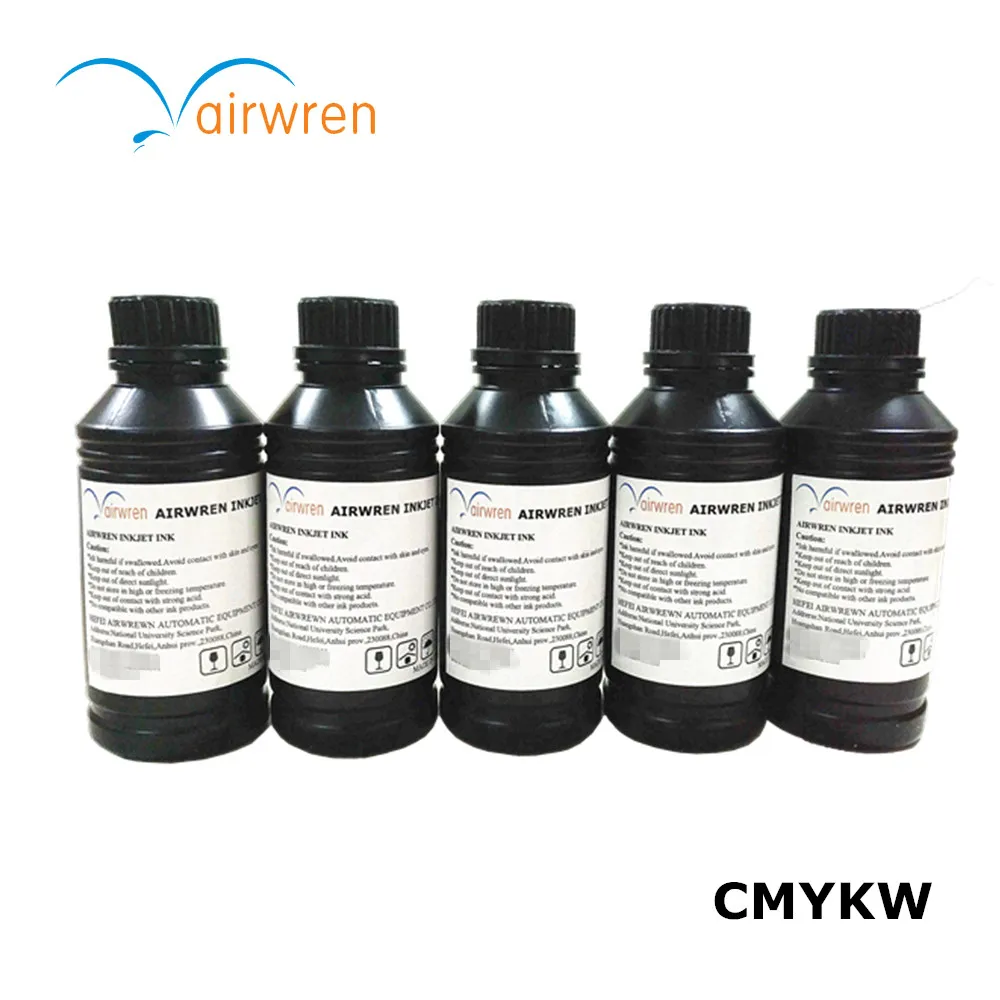 

High resolution A4/A3/A2 uv printer ink with 2.5 L specification CMYKW