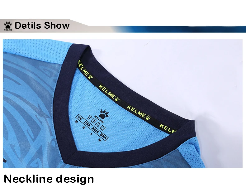 KELME футбольные наборы Вратарские майки мужские губки футбольный костюм Вратарские униформы Вратарские спортивные тренировочные костюмы 387100