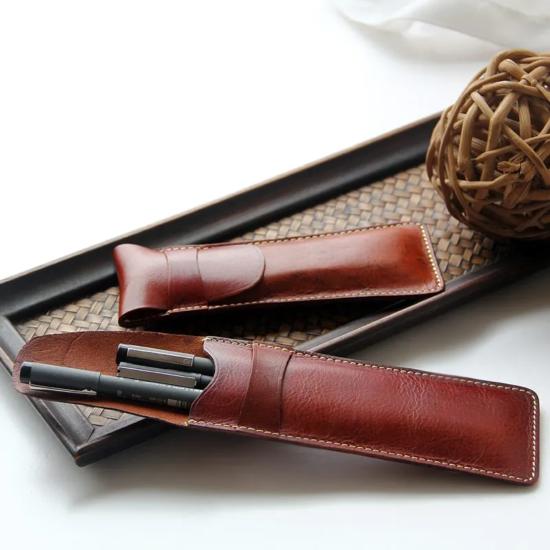 Милая креативная Персонализированная мини сумка из натуральной кожи карандаш