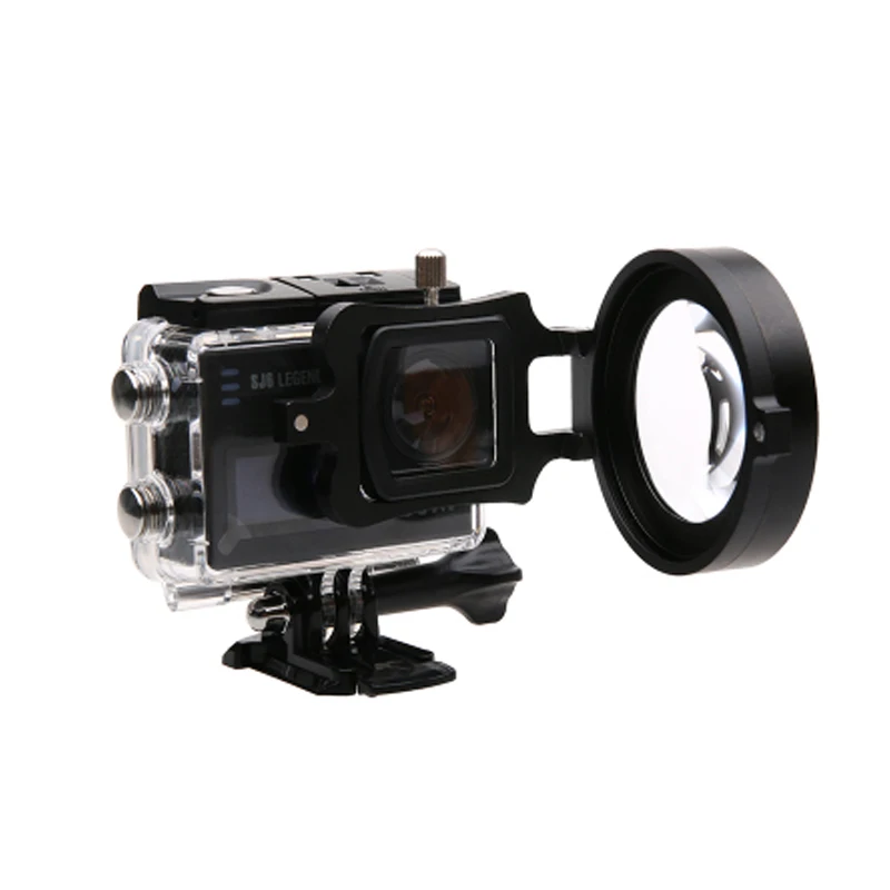 58 мм Лупа 16x увеличение макрообъектив + УФ фильтр для SJCAM SJ6 Legend Спортивная экшн
