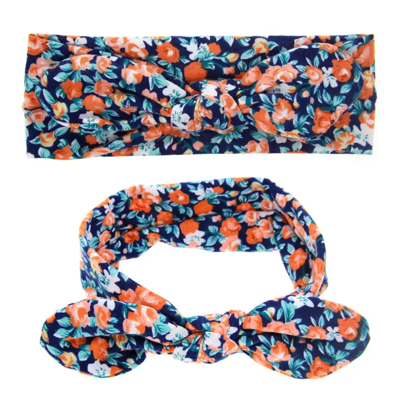 Повязка на голову из хлопка с бантом 1 шт. |