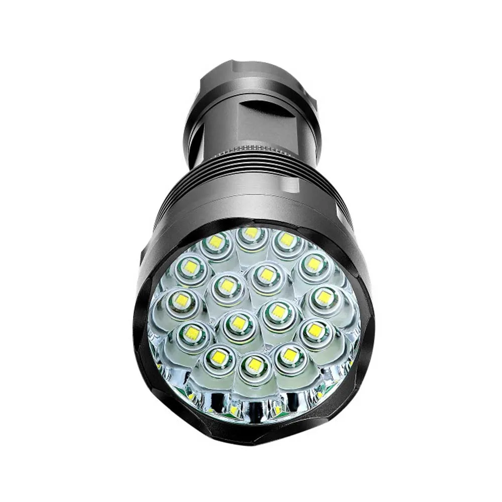 30 Вт супер яркий фонарик 3 16xT6 LED ligths long shot 500 м водонепроницаемый 18650/26650 освещение