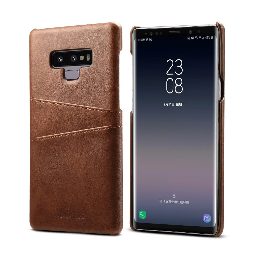 Чехол HengLiTai для Samsung Galaxy Note 9 Кожаные чехлы Роскошный кошелек с отделениями карт