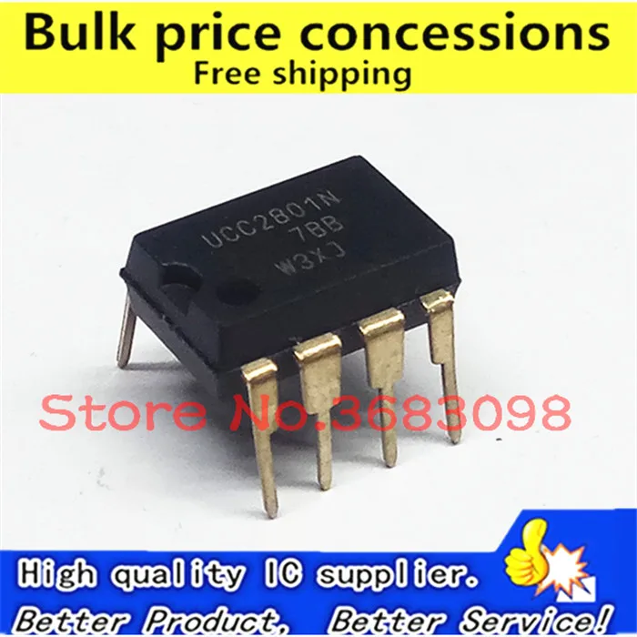 

Free shipping 5pcs/lot UCC2801N UCC2801 DIP-8