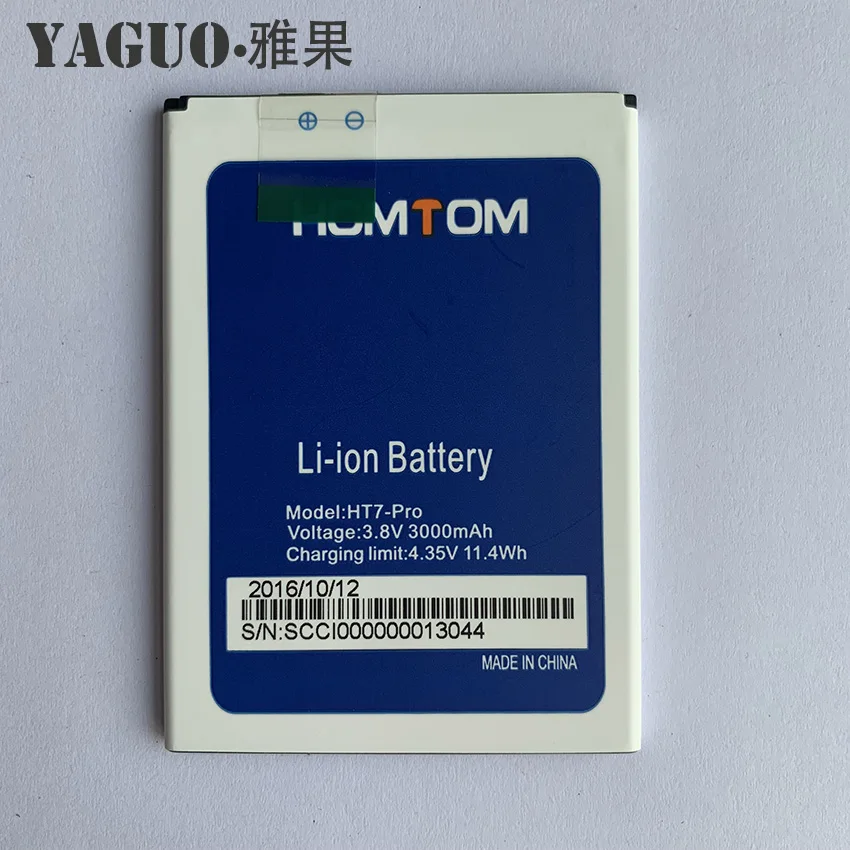 

Homtom HT7 Battery 3000mAh 100% Original Backup Battery For HOMTOM HT7 Pro HT7-Pro Smart Phone