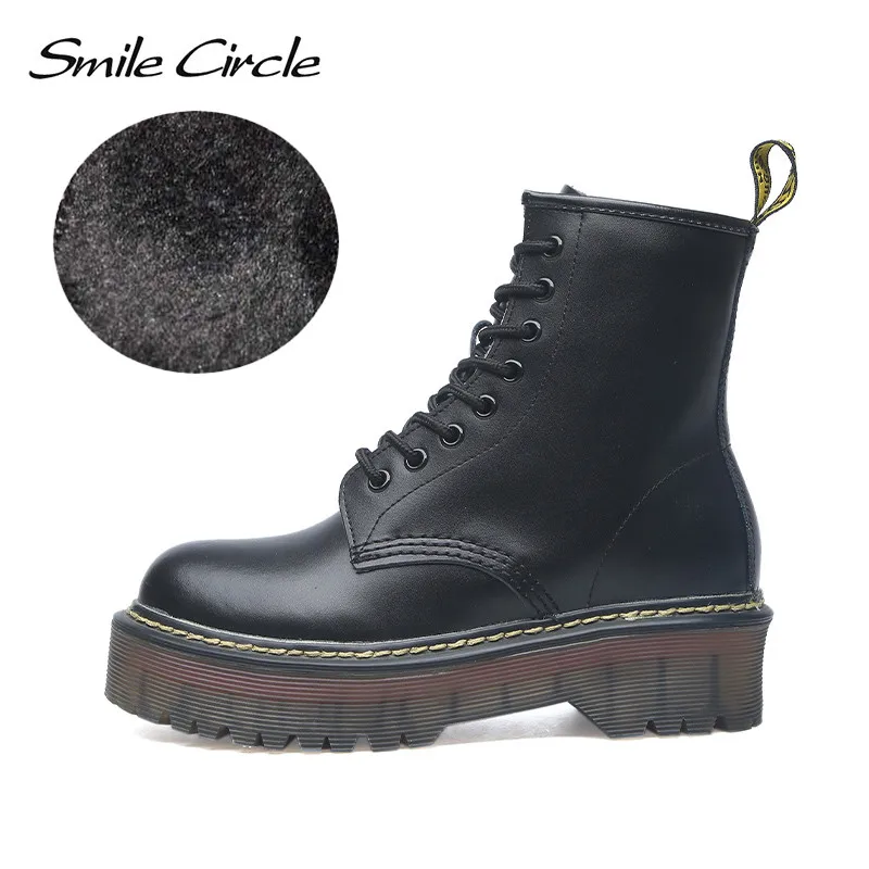 Fur Matte black Ботинки женские зимние,сапоги женские натуральная кожа,Женские ботинки,женская зимняя обувь,дутики женские зимние сапоги,брендовые сапоги женские,ботильоны,женские ботинки на шнуровке,Размеры 35-42; мода - Color: Fur Matte black