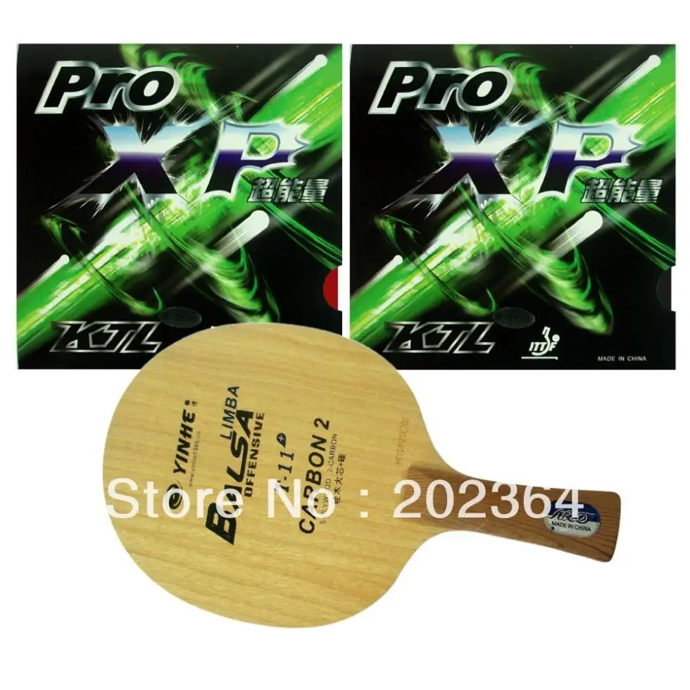 Комбинированная ракетка для настольного тенниса (PingPong): Galaxy YINHE T-11 + 2 шт. KTL (Pro XP)