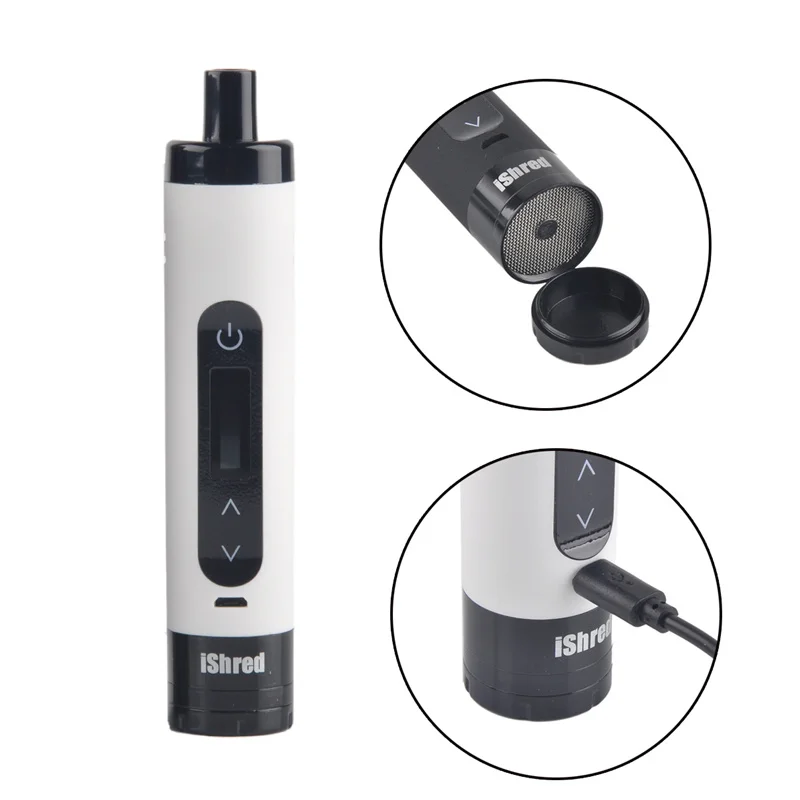 Оригинальный Yocan iShred сухой травы испаритель трава стартовый комплект Cerumic 2600 мАч
