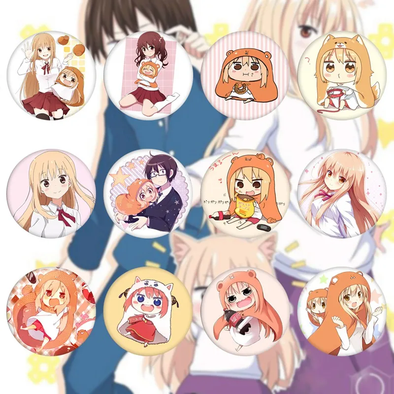 Мультфильм Himouto мультипликационный персонаж дома Умару брошь японская сестра