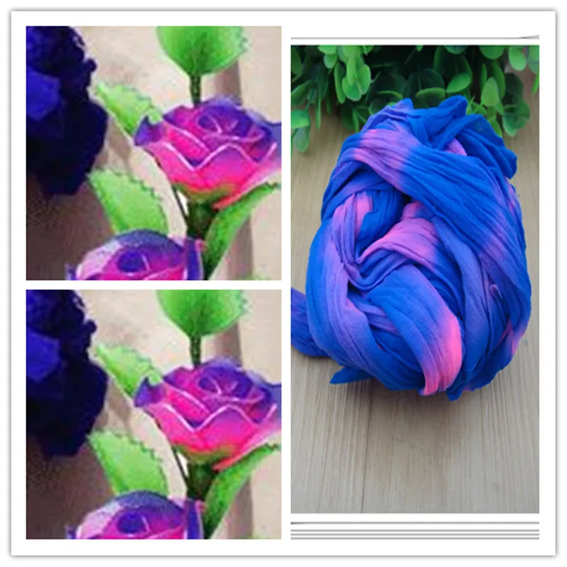 

54 цветный микс доставка или только один цвет корабль двойной цвет чулок без рукавов с цветами и нейлоновые цветы/Шелковый цветок для изгото...