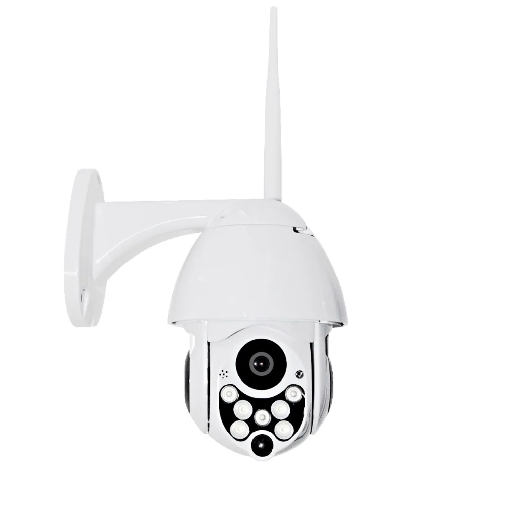 IP камера WiFi 2MP 1080P Беспроводная PTZ скоростная купольная CCTV IR Onvif наружного