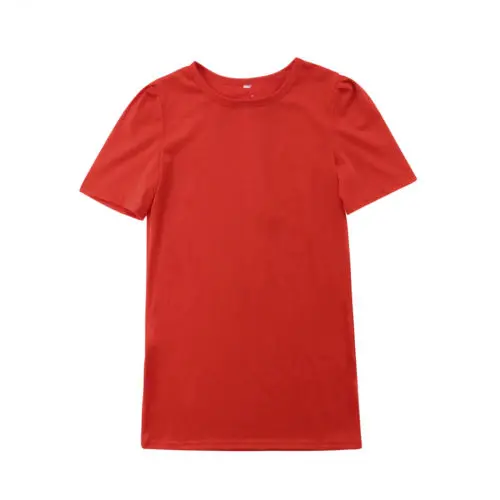 2018 Summer New Mother Daughter Clothes Parent-Child Dress Family Matching Cusaul Bow Tops T-shirt | Мать и ребенок