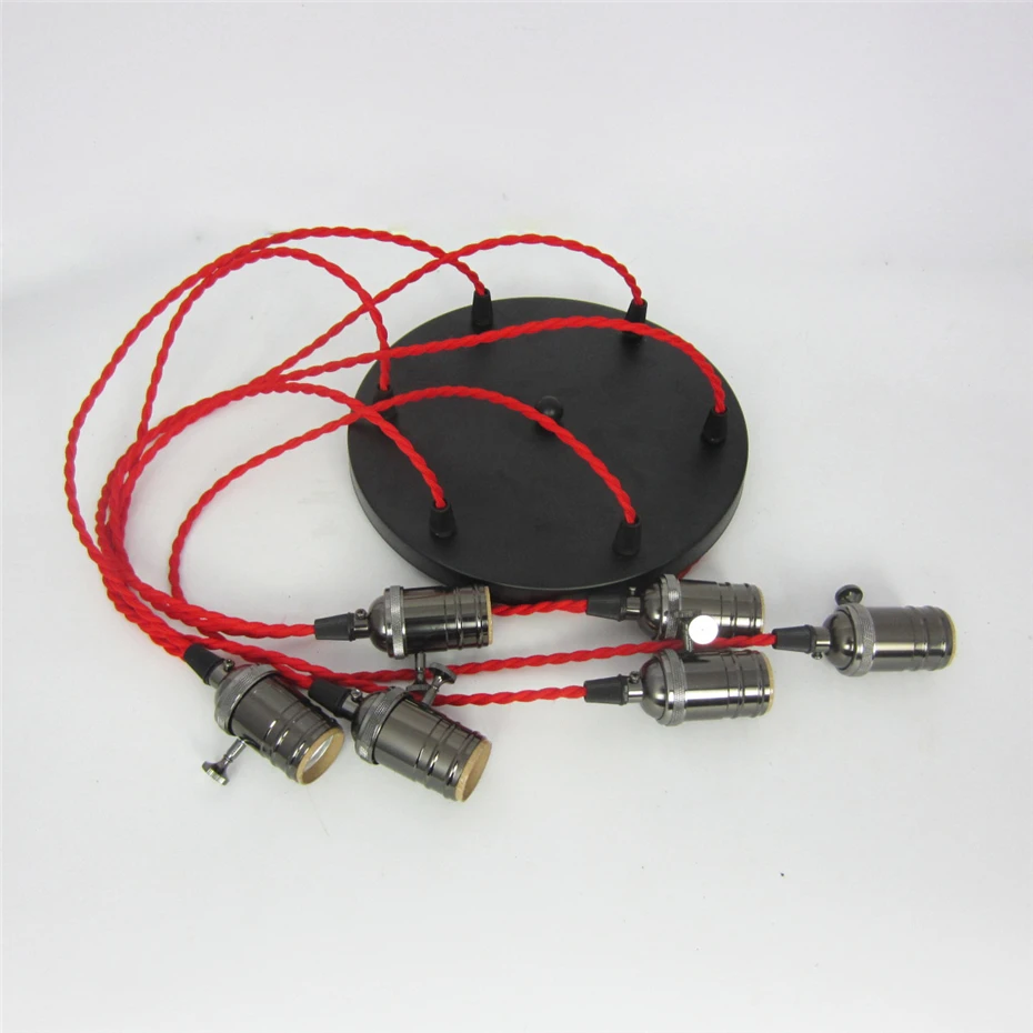 

Retro Industrial Wind scattered flower Pendant Light personality creative 3/6 Heads Pendant Lamp For coffee shop Restaurant Bar