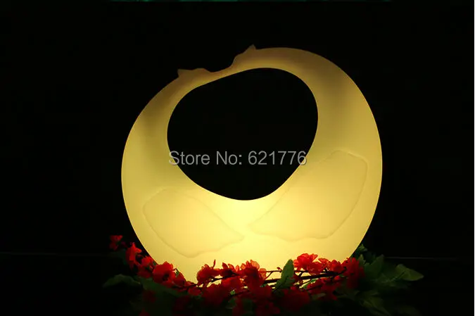 4 шт./лот Led Лебедь сцена ночник лампа комната пластик энергосберегающий