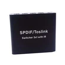 Цифровой оптический аудиопереключатель SPDIF/TOSLINK 3x1 разветвитель
