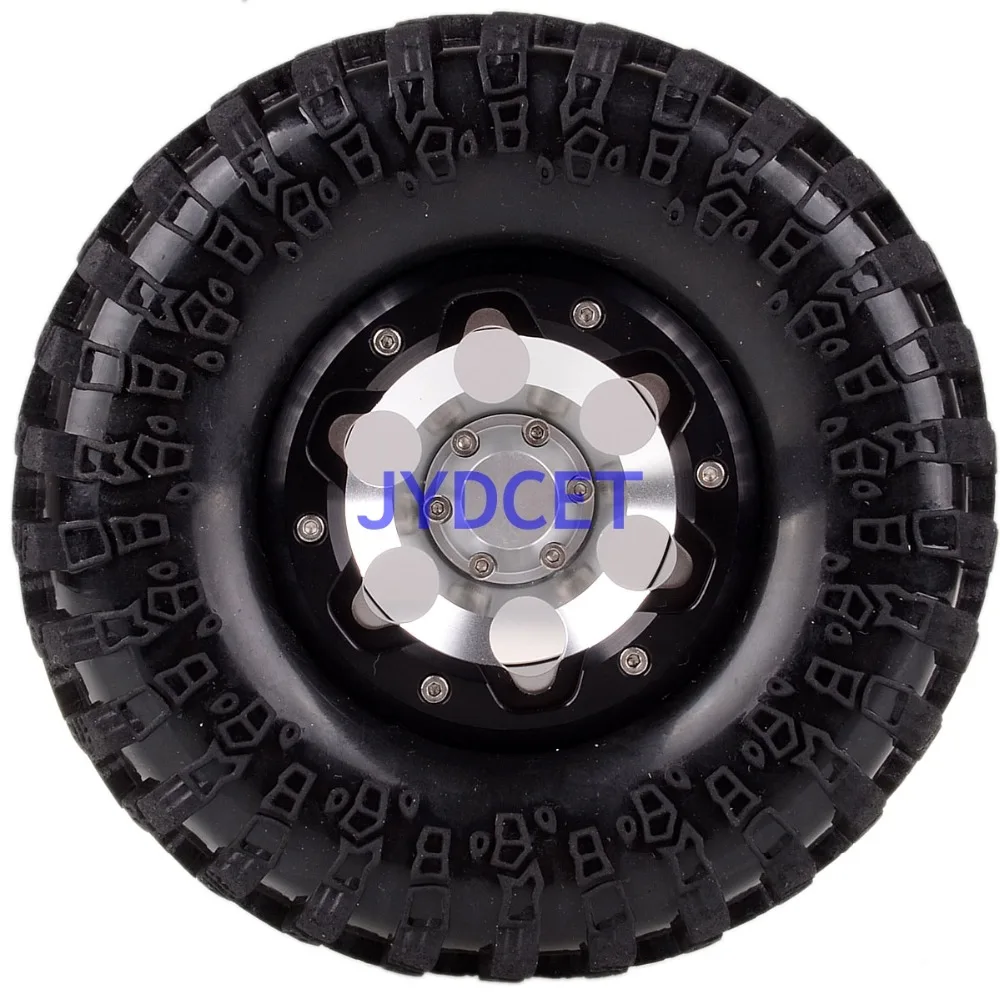 2023-3021 алюминиевые 2 &quotBeadlock Колесные диски ступицы и 125 мм шины для RC 1/10 Axial HPI SCX10 II